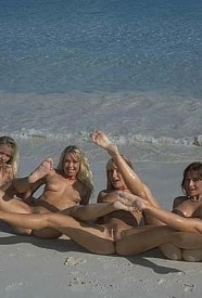 Five Girls on a beach